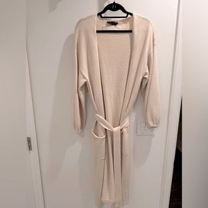 Hatch Maternity maxi sweater with belt